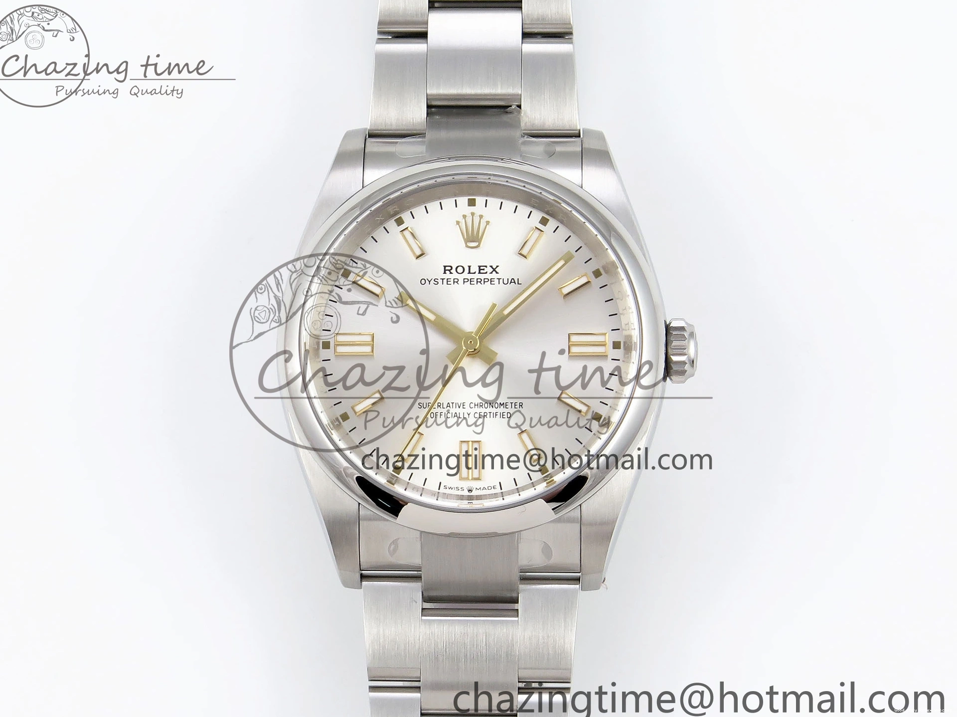 Good Copy Rolex Watches ZipUp Dial 1:1 on VR 36mm Silver 904L Oyster Edition Perpetual Bracelet SS Steel Best 126000 1741 Clean 0109